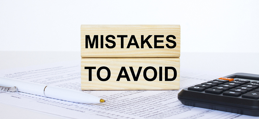 mistakes to avoid